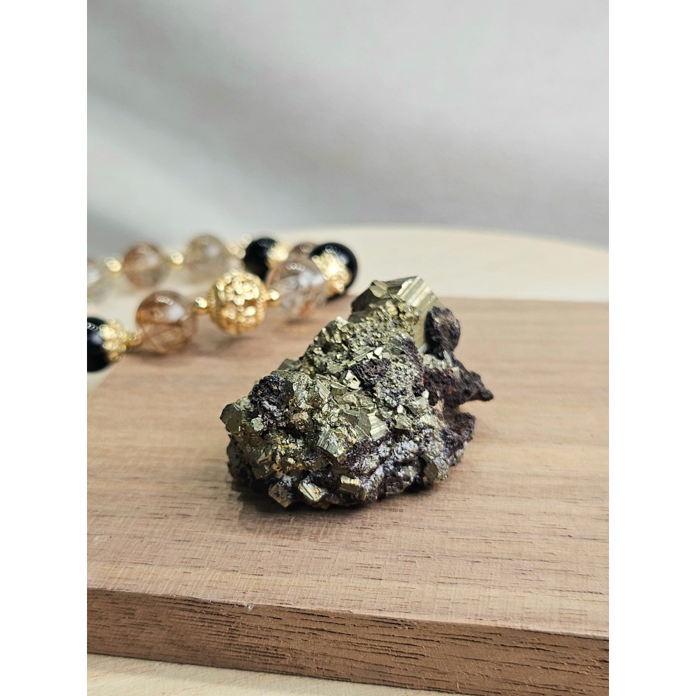 小行星42號夥伴-黃鐵礦｜水晶原礦-細節圖2