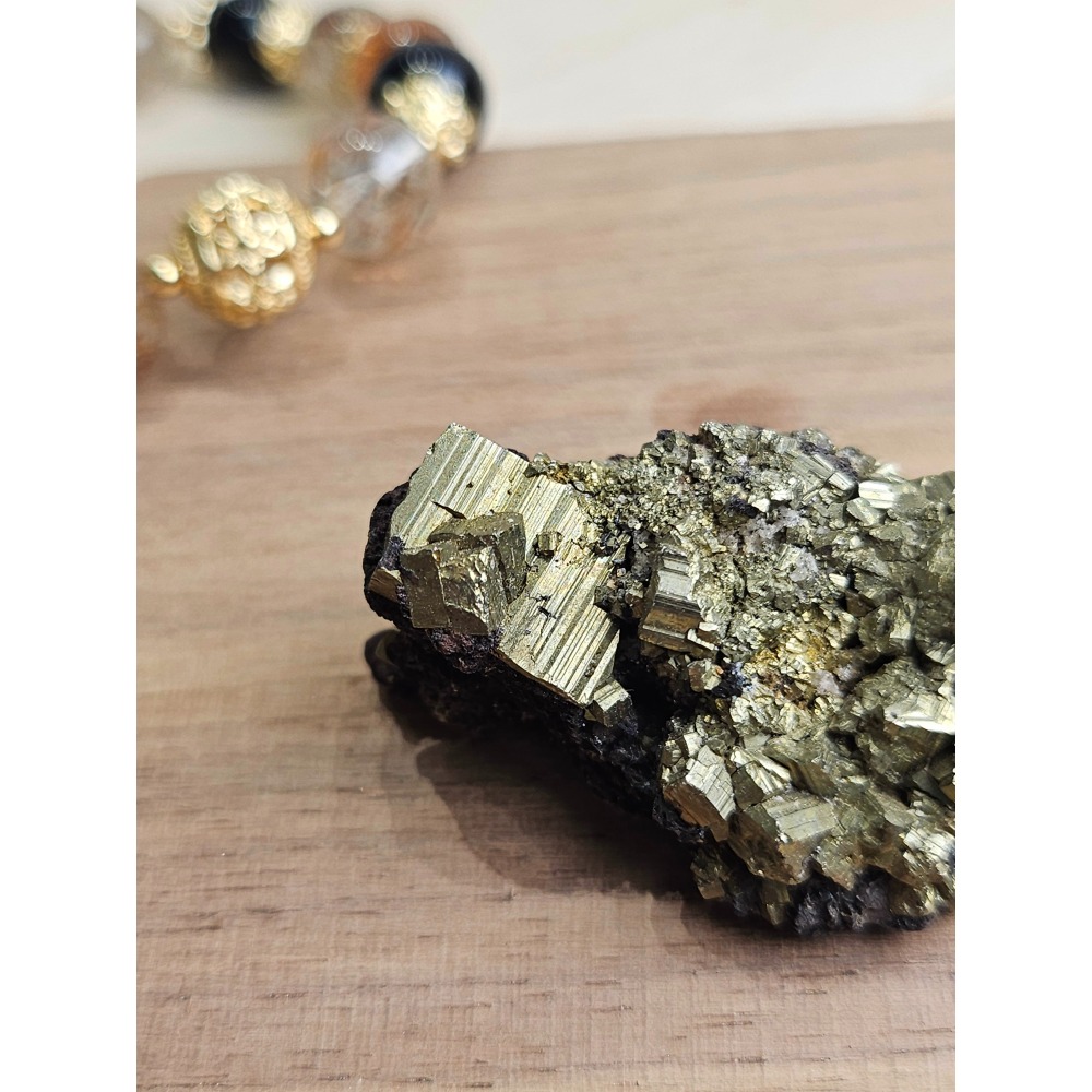 小行星42號夥伴-黃鐵礦｜水晶原礦-細節圖4