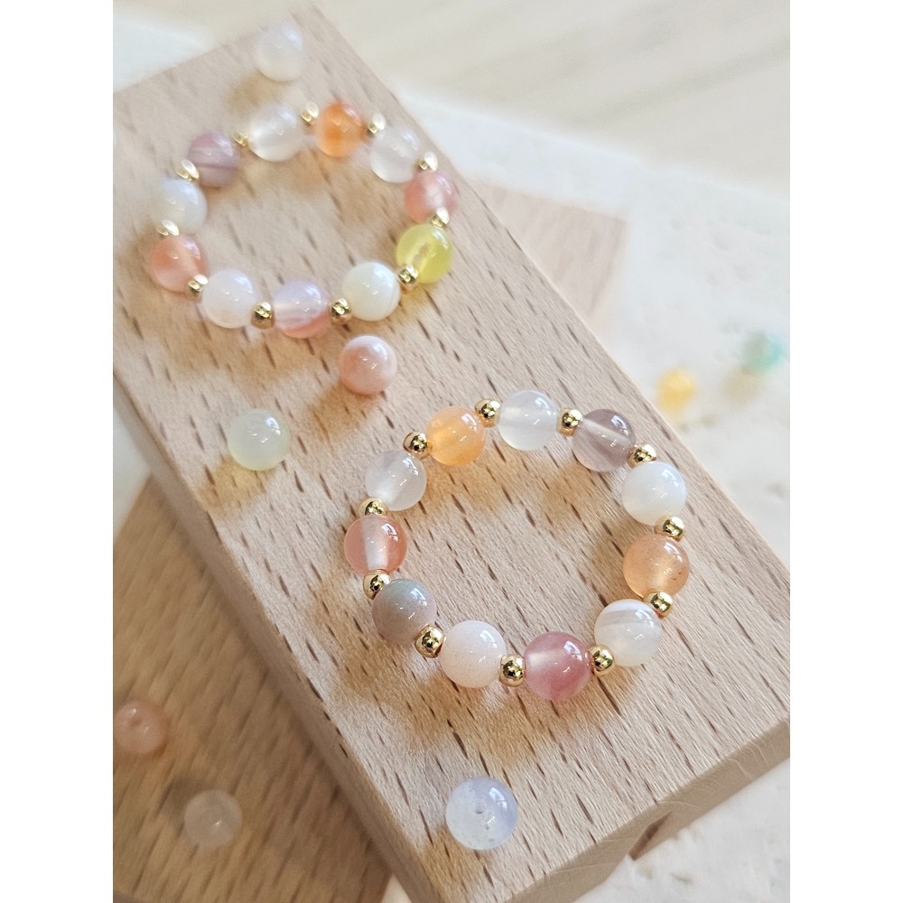 煦穩｜鹽源瑪瑙｜水晶戒指-細節圖3