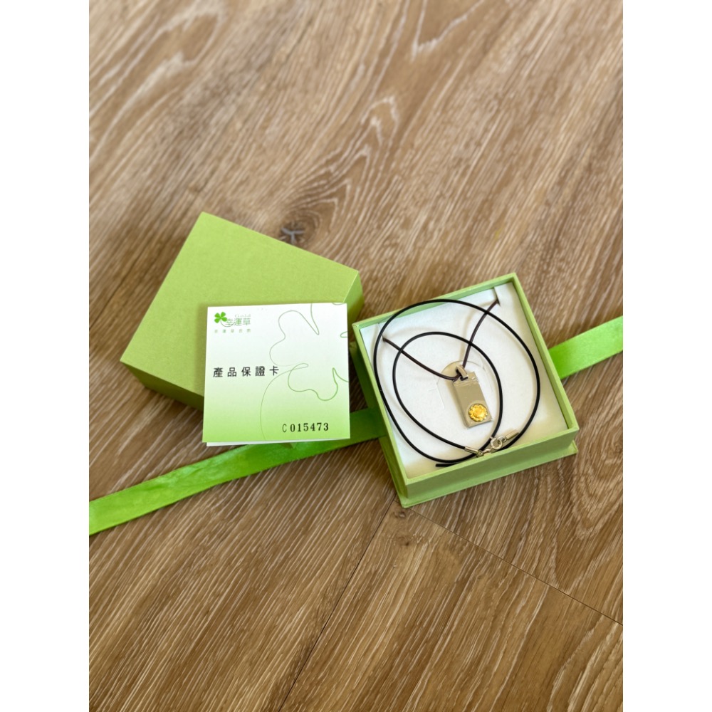 【全新快速出貨】Clover Gold幸運草金飾項鍊-細節圖2