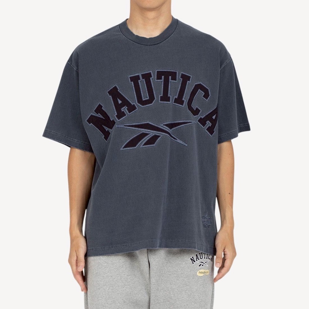 年後到Reebok nautica聯名水洗刺繡短袖T恤-細節圖4