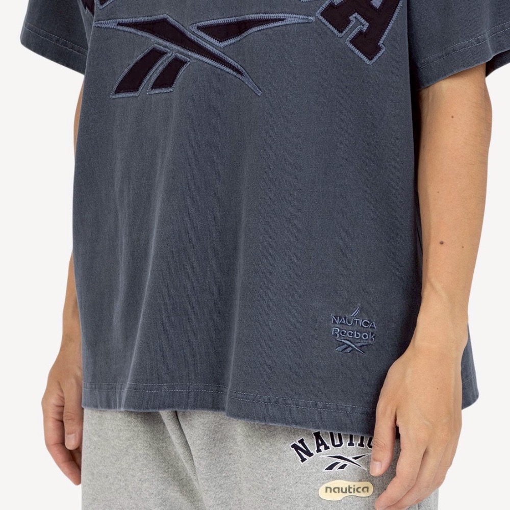 年後到Reebok nautica聯名水洗刺繡短袖T恤-細節圖5