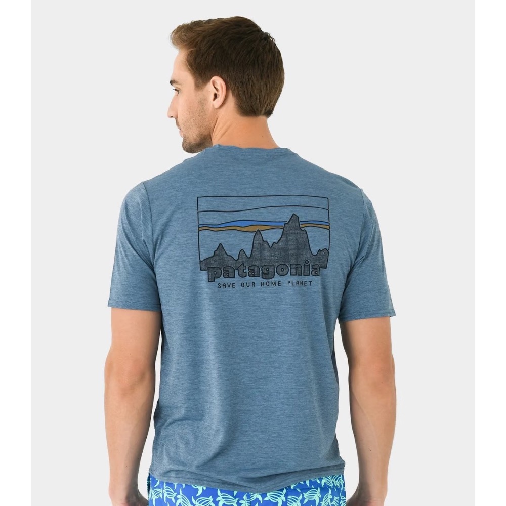 預購商品到Patagonia C1系列速乾短袖T恤-細節圖3