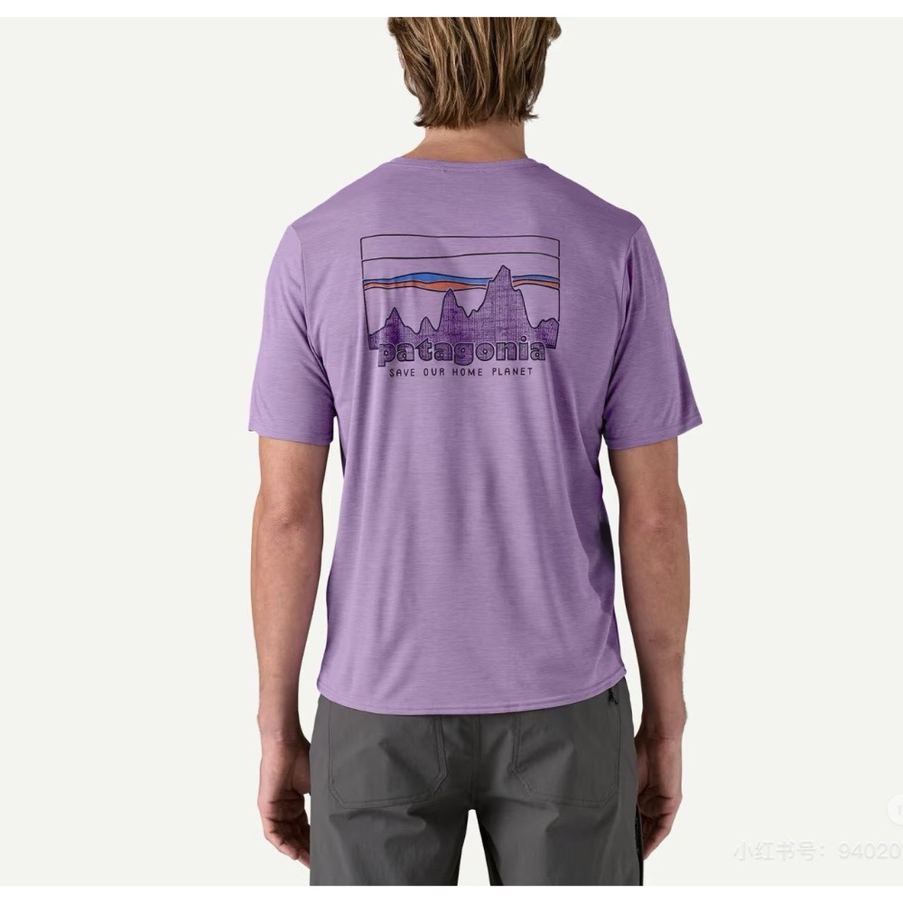 預購商品到Patagonia C1系列速乾短袖T恤-細節圖6
