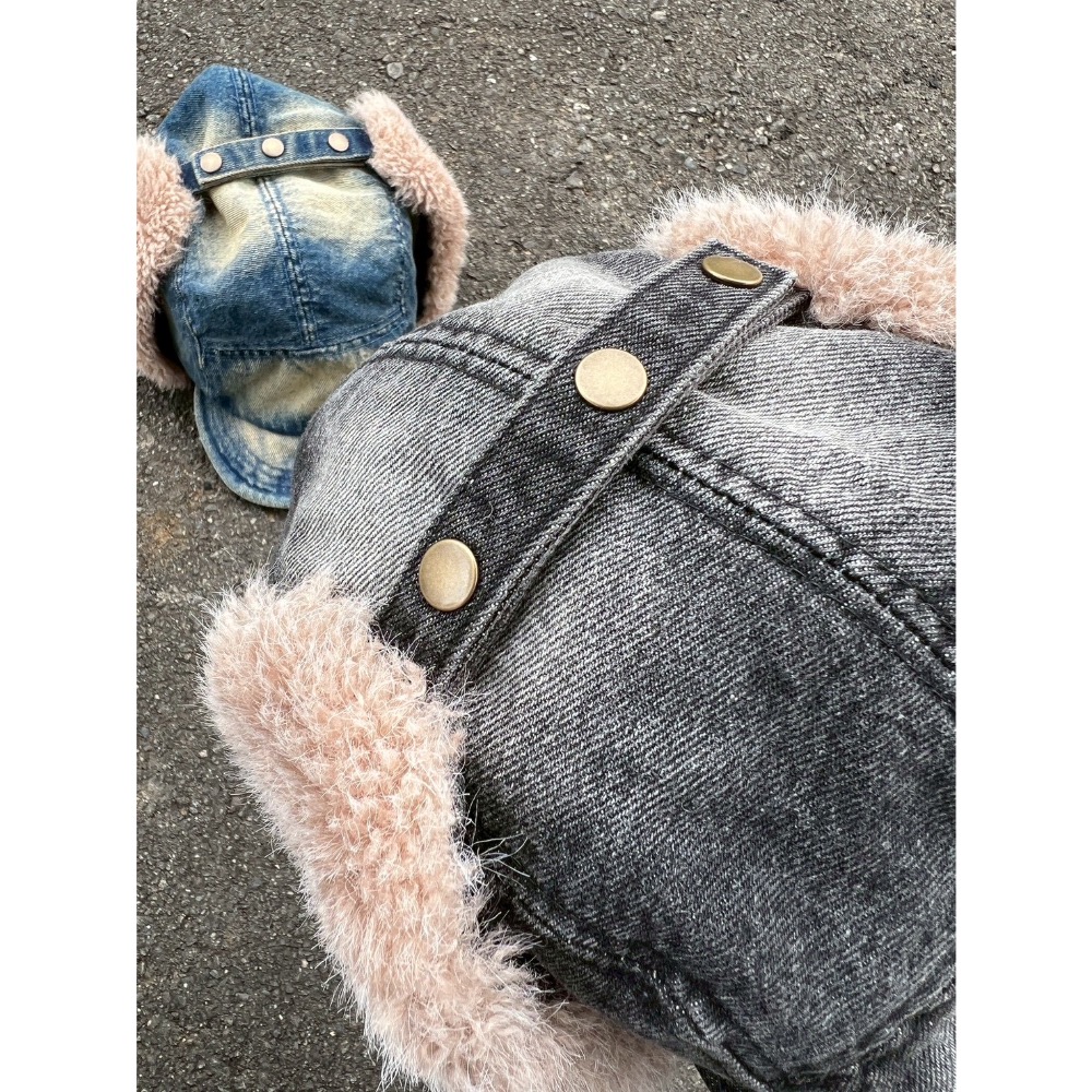 現貨🔥#羊羔毛飛行帽-細節圖3