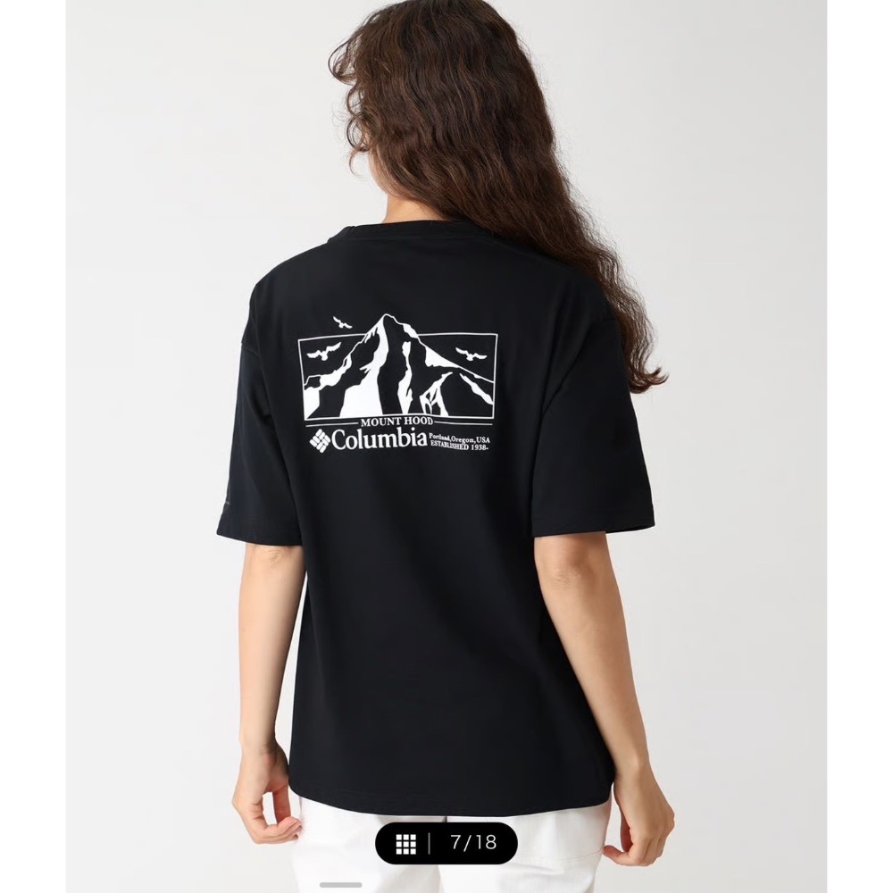2026春夏新款Columbia 戶外印花短袖T恤-細節圖8