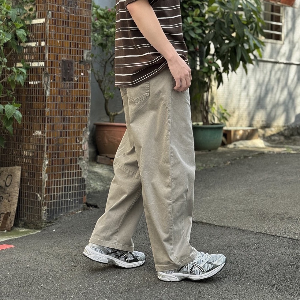 素面小彎刀彈力長褲-細節圖2