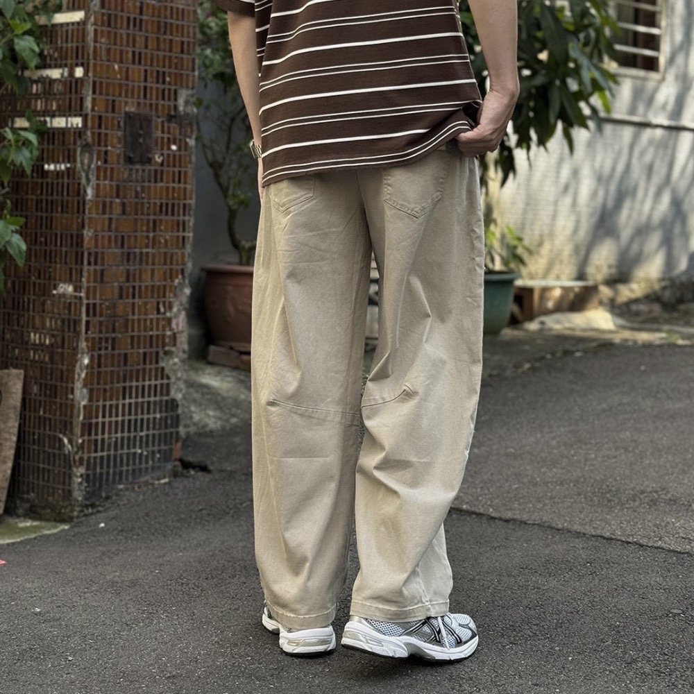 素面小彎刀彈力長褲-細節圖4