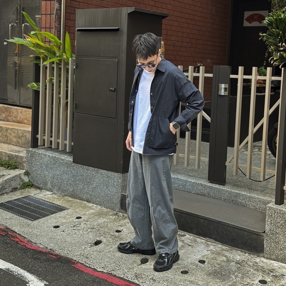 素面小彎刀彈力長褲-細節圖5