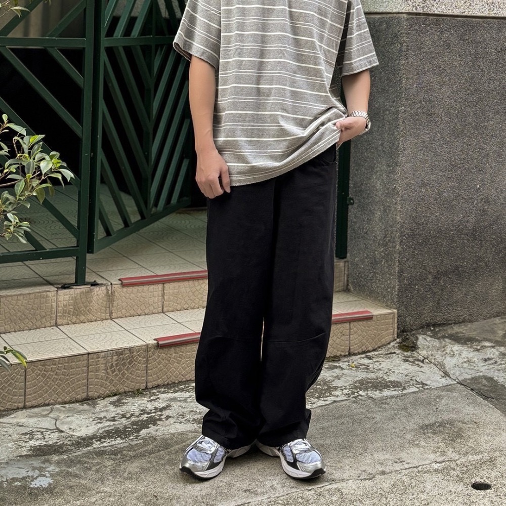 素面小彎刀彈力長褲-細節圖7