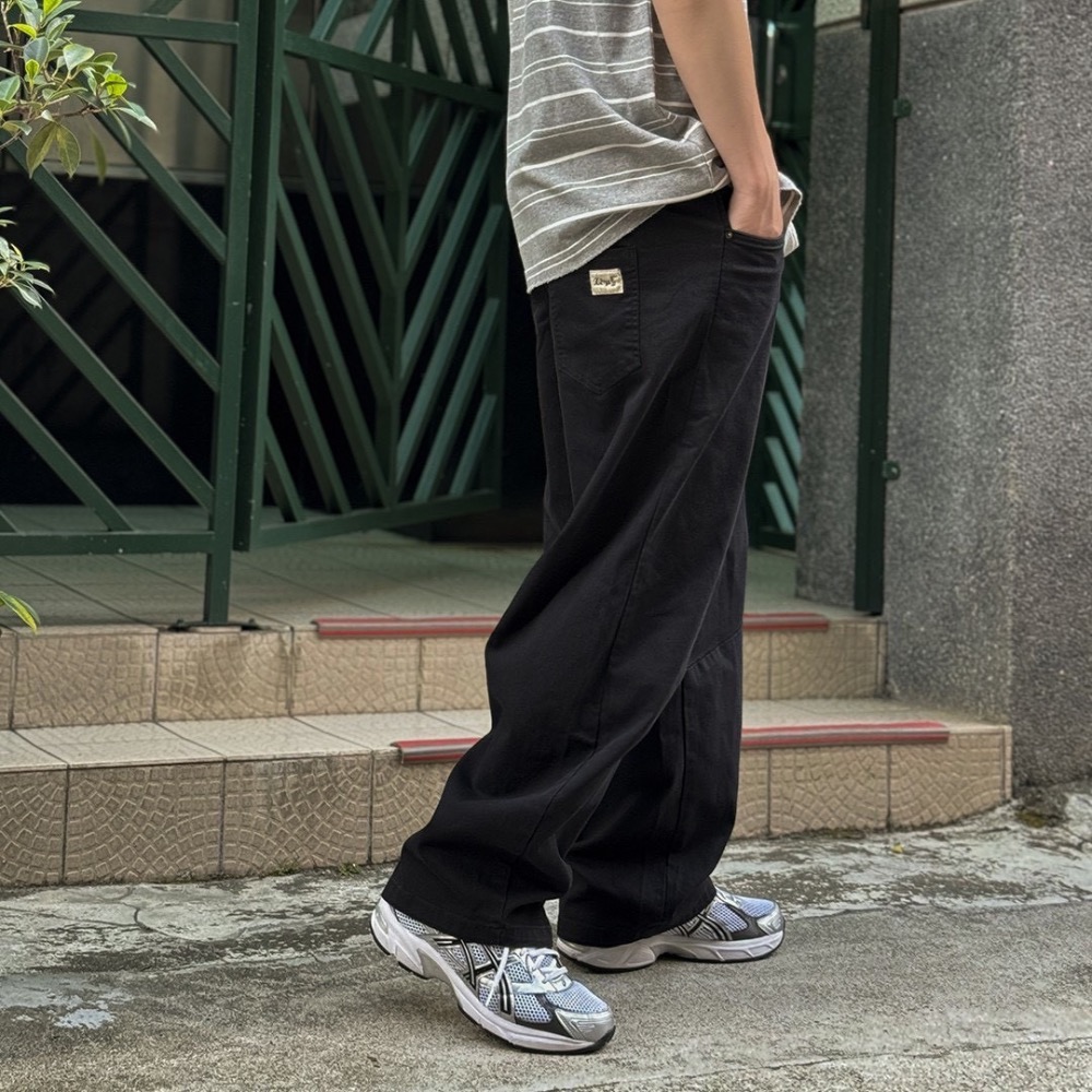 素面小彎刀彈力長褲-細節圖8