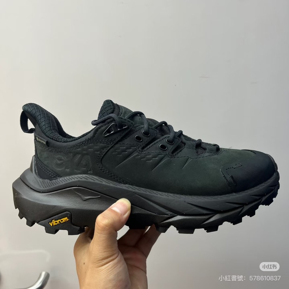 HOKA ONE ONE男款Kaha Low GTX卡哈低幫防水防滑輕便登山徒步鞋-細節圖4