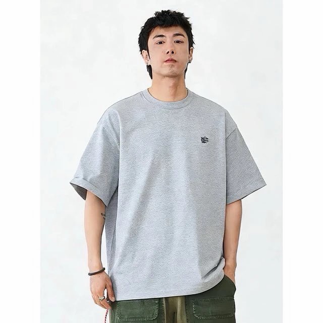 New一包兩件同色#【雙巨頭聯名  Nautica Reebok  聯名款 2 PACK 徽標刺繡Logo 基礎款短袖T-細節圖4
