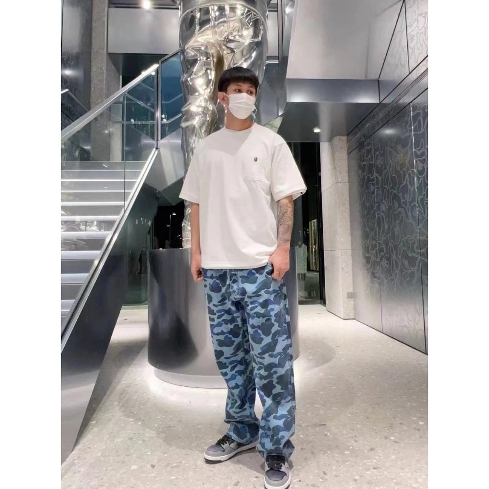 極簡小標款#【日本原宿】Bape 口袋猿人頭徽標-細節圖3