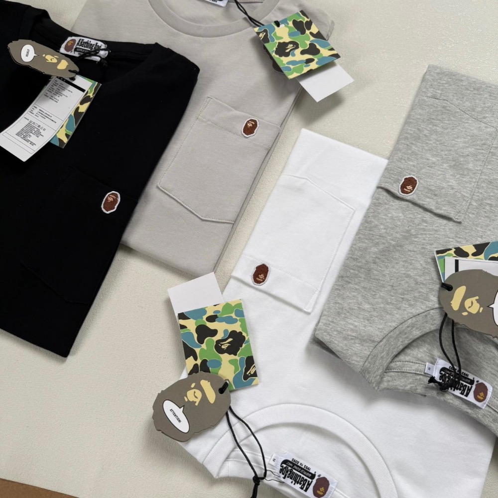 極簡小標款#【日本原宿】Bape 口袋猿人頭徽標-細節圖5