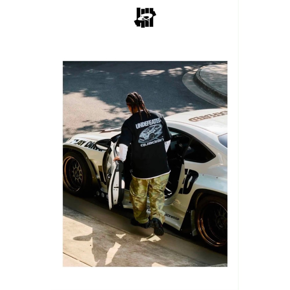 Undefeated X QUADRANT五道槓賽車系列短袖-細節圖5