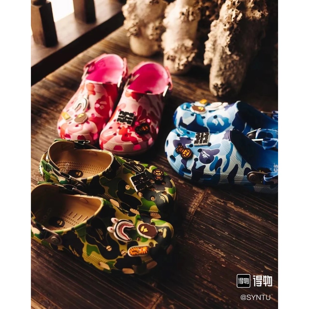 今年最具潛力的BAPE x Crocs 洞洞鞋聯名款-細節圖3