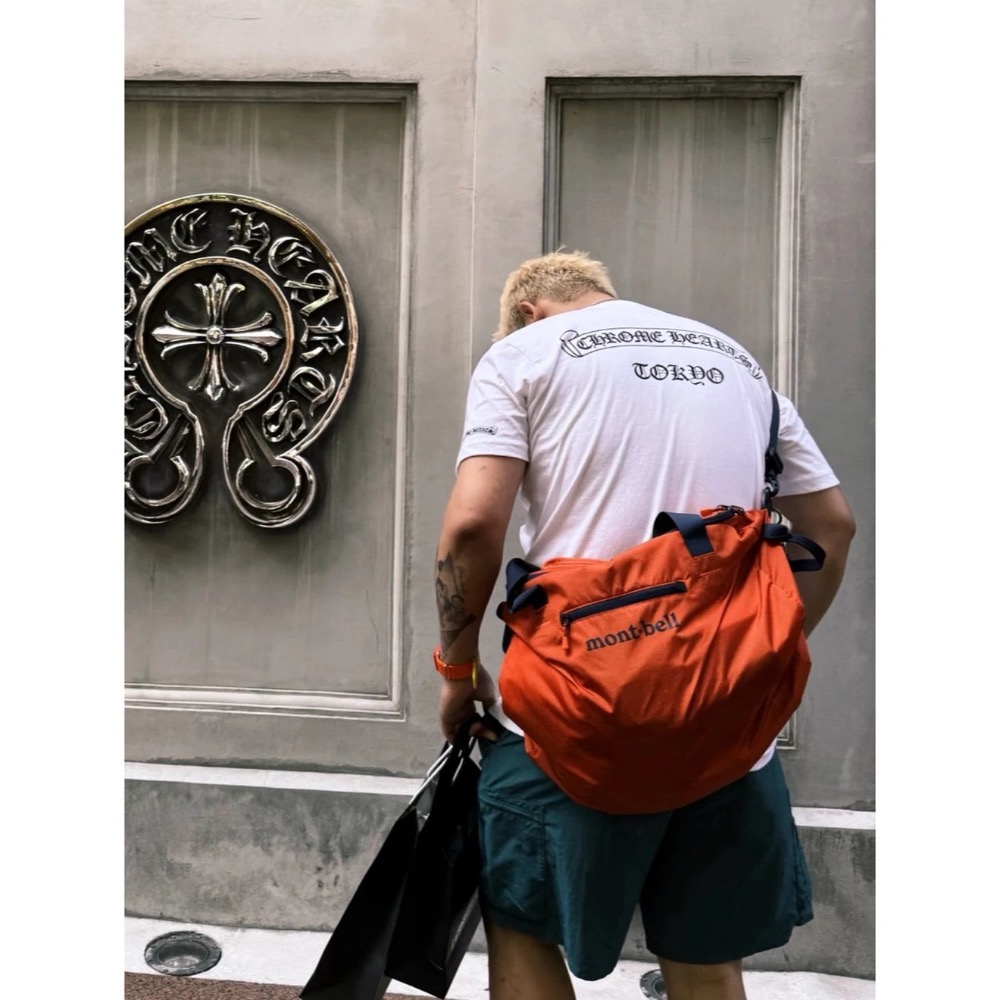 旅行健身的全能塔子#【便攜自收納】montbell 大容量防水耐磨 輕便旅行健身 手提單肩斜挎 保齡球包 男女款-細節圖5