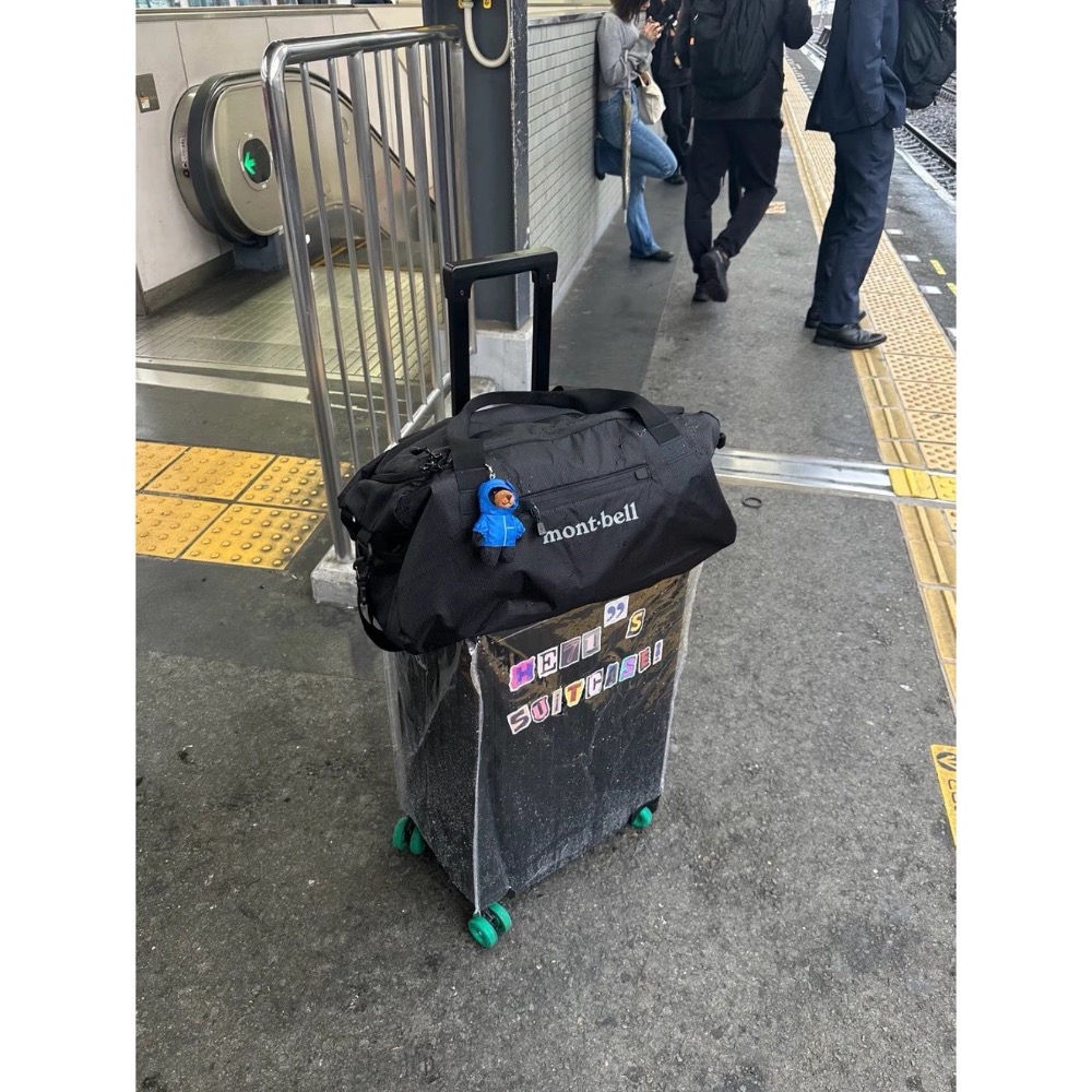 旅行健身的全能塔子#【便攜自收納】montbell 大容量防水耐磨 輕便旅行健身 手提單肩斜挎 保齡球包 男女款-細節圖8