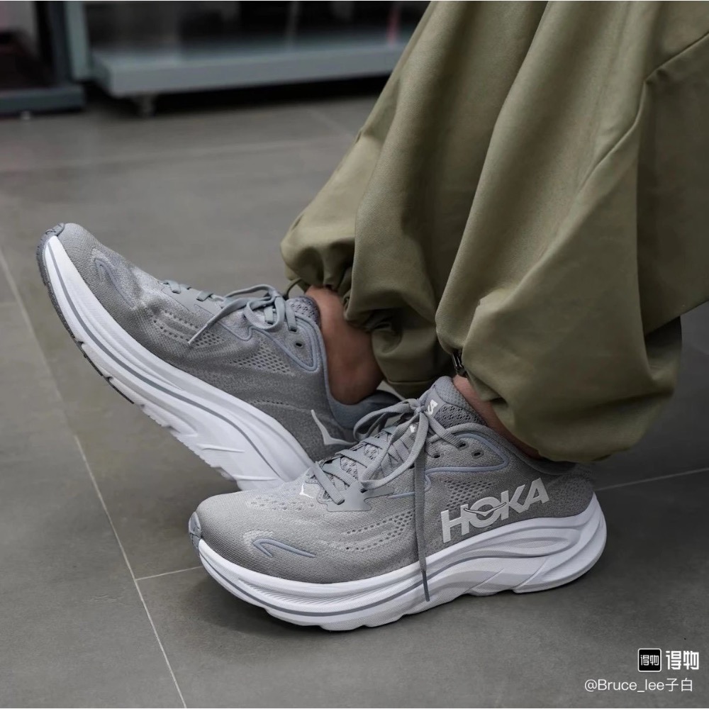 Hoka CIifton 10 寬楦跑步鞋運動鞋 男女同款-細節圖3