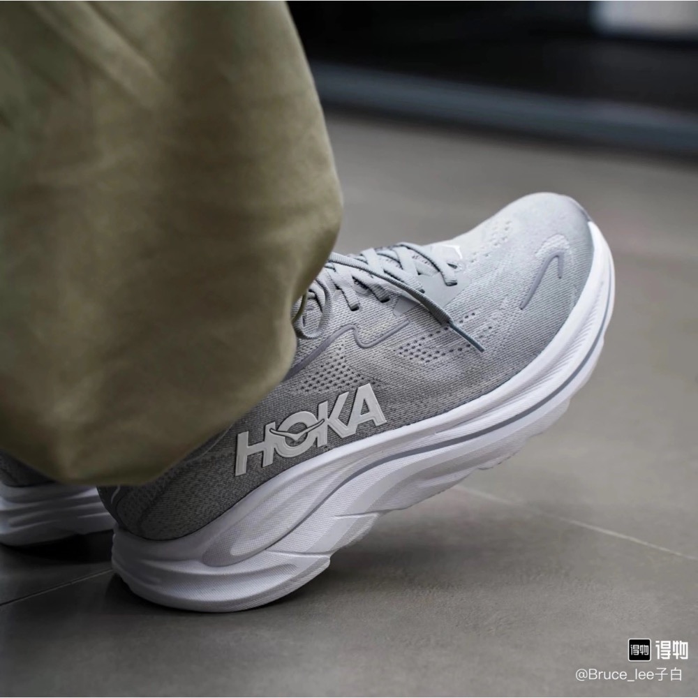 Hoka CIifton 10 寬楦跑步鞋運動鞋 男女同款-細節圖4