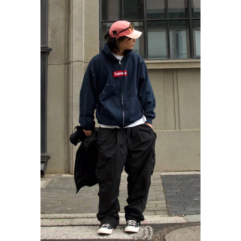 Supreme ×MM6 boxlogo拉鍊帽衫-細節圖4