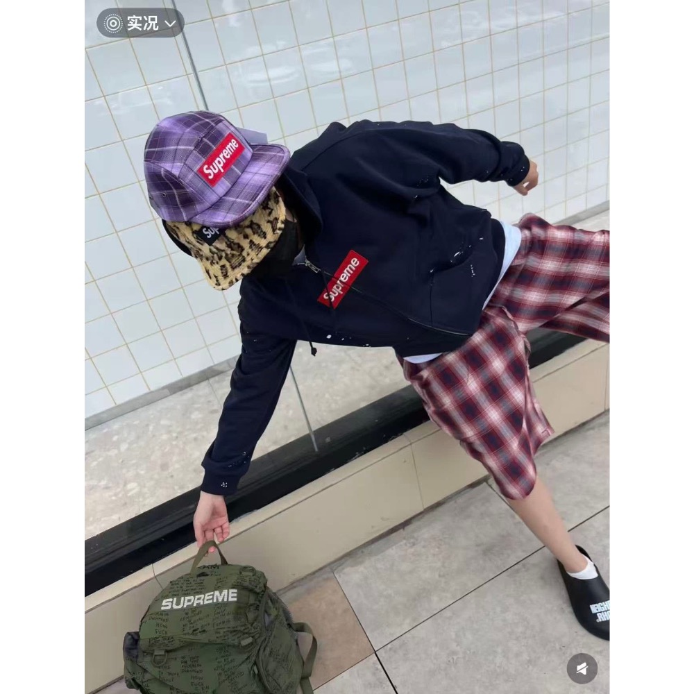 Supreme ×MM6 boxlogo拉鍊帽衫-細節圖6
