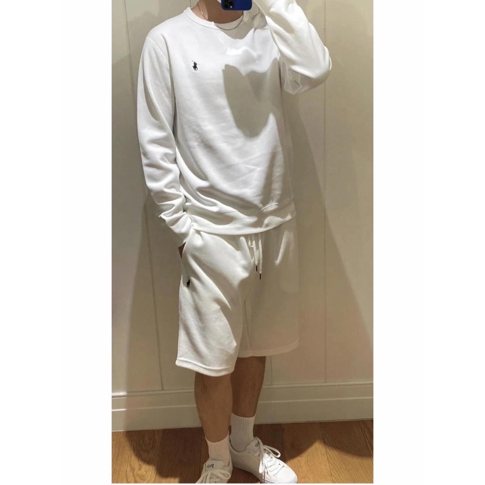 Ralph Lauren拉夫勞倫空氣棉休閒中褲短褲-細節圖3