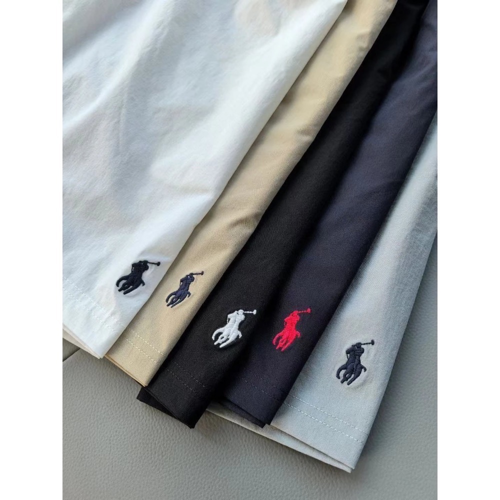 Ralph Lauren 親膚速乾無感四面彈經典小標小馬短褲，男女同款-細節圖2