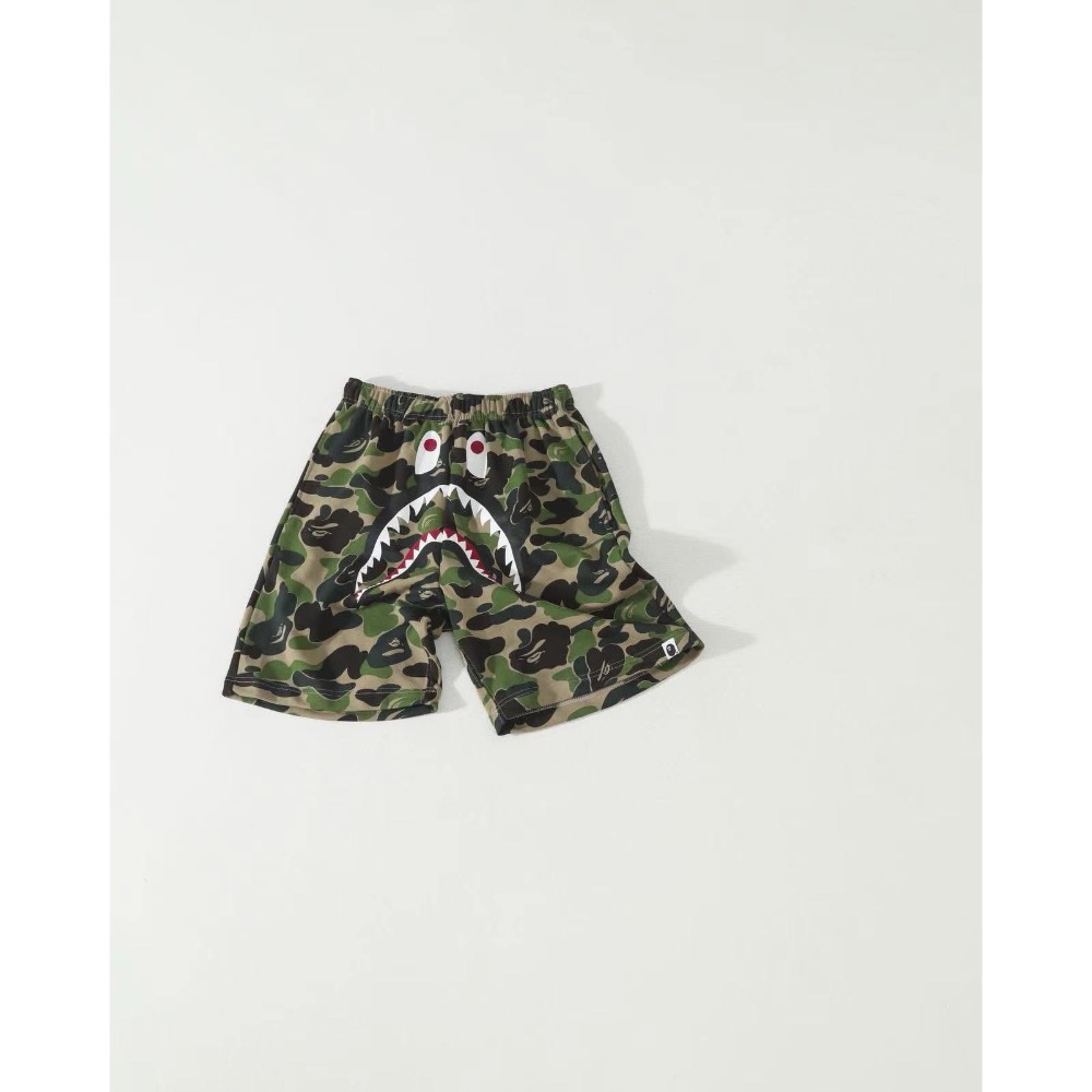 Bape26SS經典迷彩鯊魚短褲-細節圖7