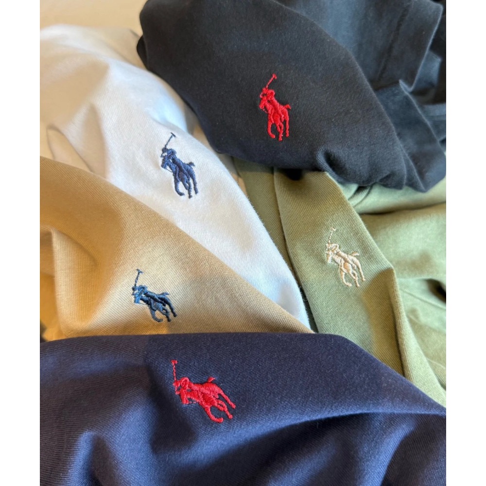昨天那款嬰兒棉結束了  不少人沒下到特價一款基本款 Ralph Lauren 情侶款棉tee-細節圖3