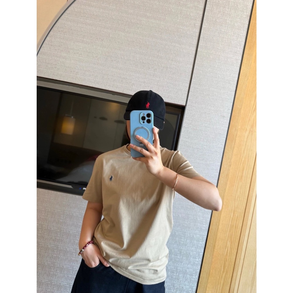 昨天那款嬰兒棉結束了  不少人沒下到特價一款基本款 Ralph Lauren 情侶款棉tee-細節圖4