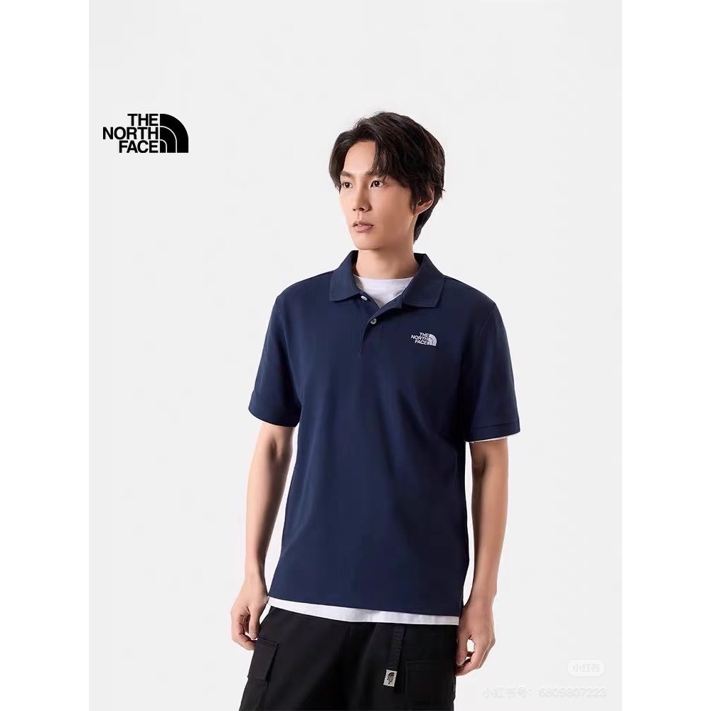今年夏天很少他們家的直接福利到底 TNF polo夏季翻領𝗽𝗼𝗹𝗼衫短袖𝗧恤/男女同款.-細節圖4