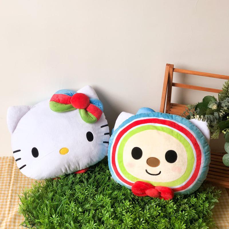 （現貨）7-11 15週年 限量聯名 OPEN醬 x KITTY 造型雙面抱枕 Kitty吊飾 雙面零錢包 抱枕-細節圖5
