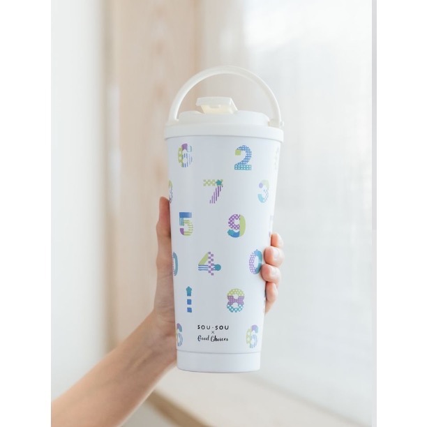 【現貨】7-11 SOUSOU 不鏽鋼 保溫保冰 手提杯 十數慶祝 SOUSOU 十數 冰霸杯 保溫杯 涼感運動巾-細節圖2