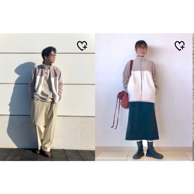 （現貨）日本Uniqlo 拼色刷毛外套-細節圖2