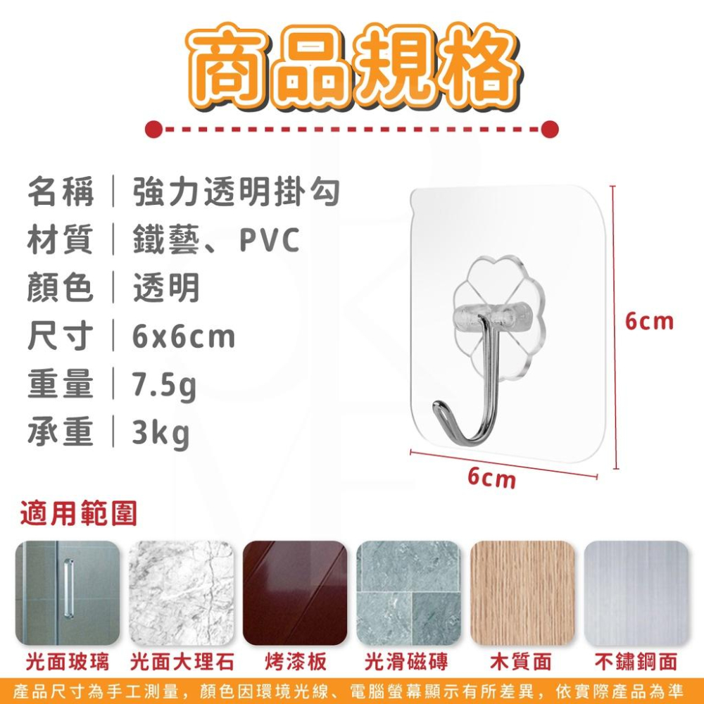 【台灣現貨 免運費】超強力無痕掛鉤 無痕掛勾 不鏽鋼勾 免釘無痕掛勾貼 防水掛鉤 浴室掛勾 浴室收納 黏貼-細節圖5