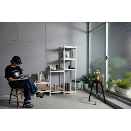 優米設計🚚台灣製 角鋼階梯式層櫃 工業風 貨架 鐵架 角鋼架 收納層架 置物架 家具