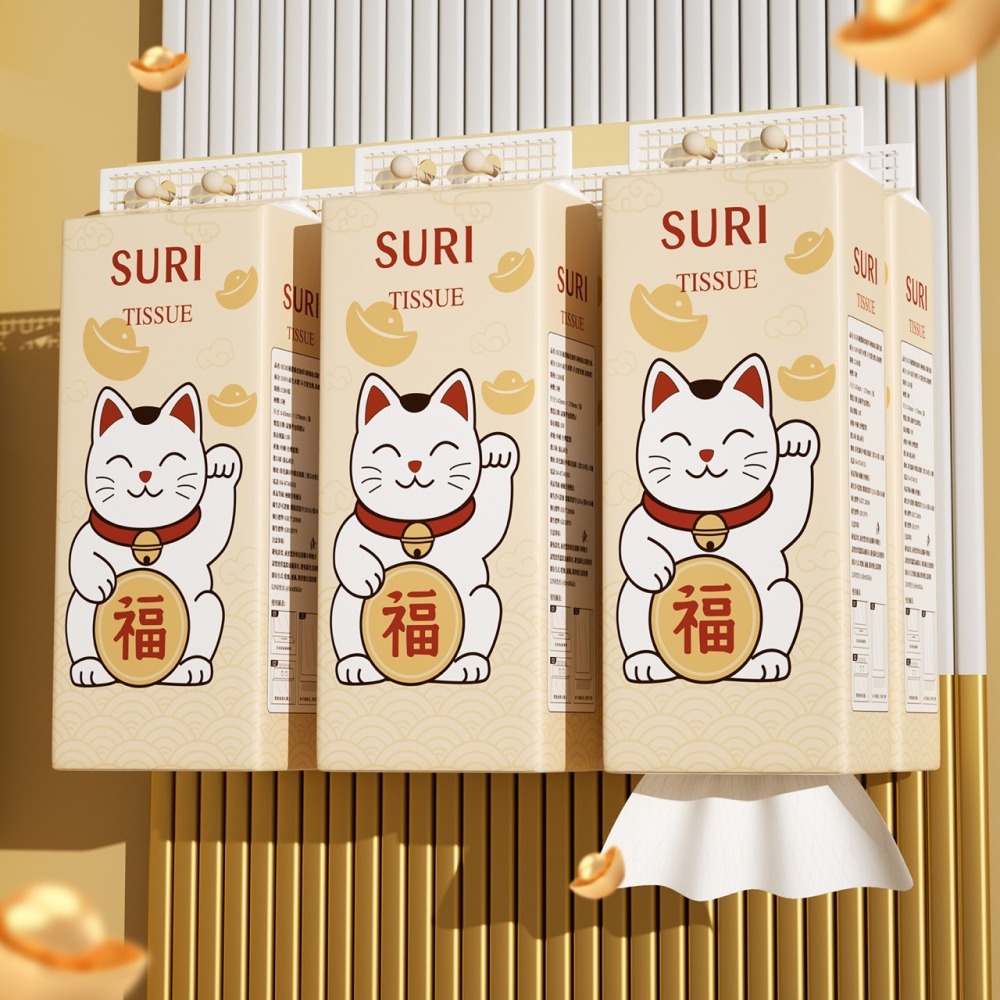 【7-ELEVEN 門市團購】贈無痕掛勾 1280張 懸掛式面紙 抽取式衛生紙 可掛式紙巾 廁所用紙 衛生紙 面紙紙巾-細節圖2