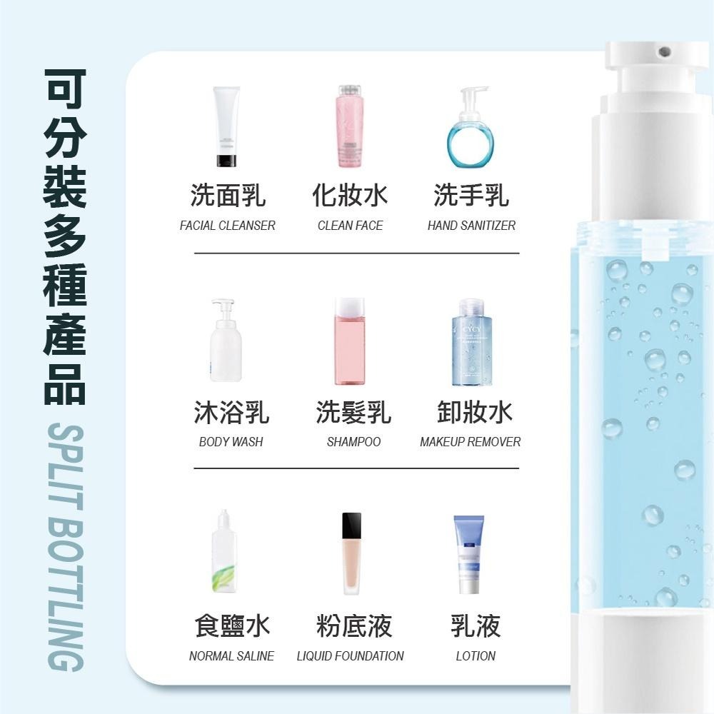 【ENJOY LIFE】真空分裝瓶 50ML 100ML 乳液瓶 分裝瓶 精華液瓶 化妝水噴霧瓶 分裝罐 分裝 分裝罐-細節圖2