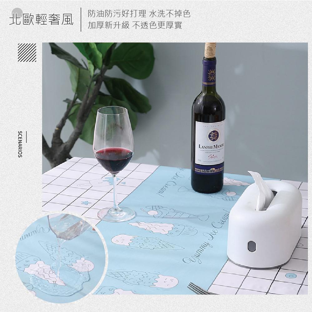 【ENJOY LIFE 】 防水餐桌布 (正方款/長方款) 餐桌布 防水桌巾 防水餐桌墊 免洗餐墊 印花桌布 防油桌巾-細節圖5
