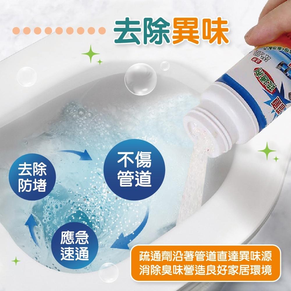 【ENJOY LIFE】管道疏通劑 強力管道疏通劑 堵塞水管疏通劑 水管清潔 溶解 水管清潔劑 馬桶疏通劑 水管疏通劑-細節圖4