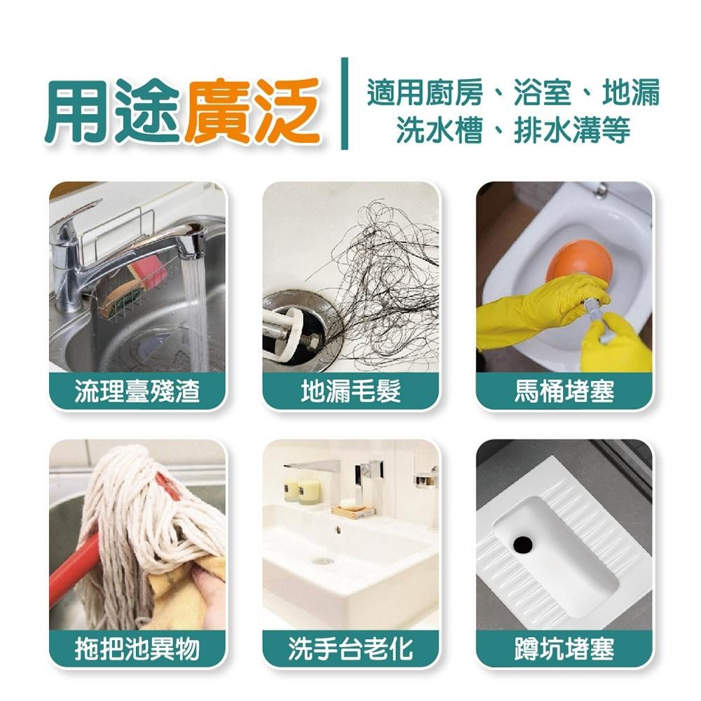 【ENJOY LIFE】管道疏通劑 強力管道疏通劑 堵塞水管疏通劑 水管清潔 溶解 水管清潔劑 馬桶疏通劑 水管疏通劑-細節圖6