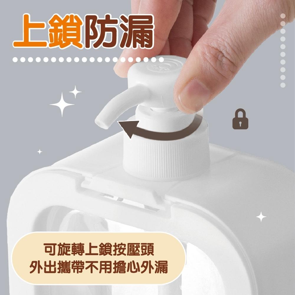 【ENJOY LIFE】大容量透明按壓分裝瓶 300/500ML 按壓分裝瓶 按壓式 沐浴乳分裝瓶 洗髮精 洗碗精分裝-細節圖3