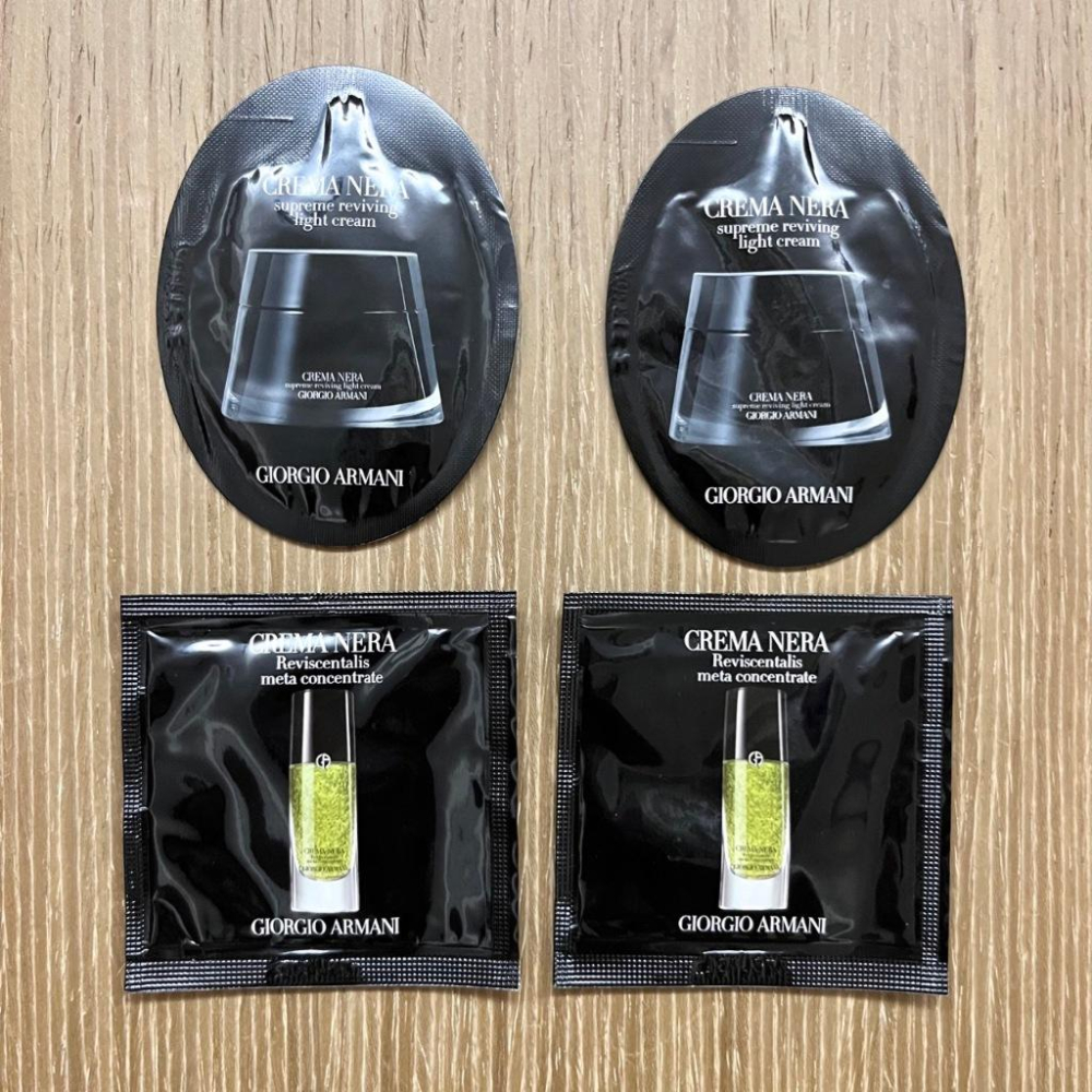 栗子美妝🌰｜GA 亞曼尼 黑曜岩新生奇蹟乳霜 經典版 1ml GIORGIO ARMANI 試用包 專櫃中文標-細節圖4