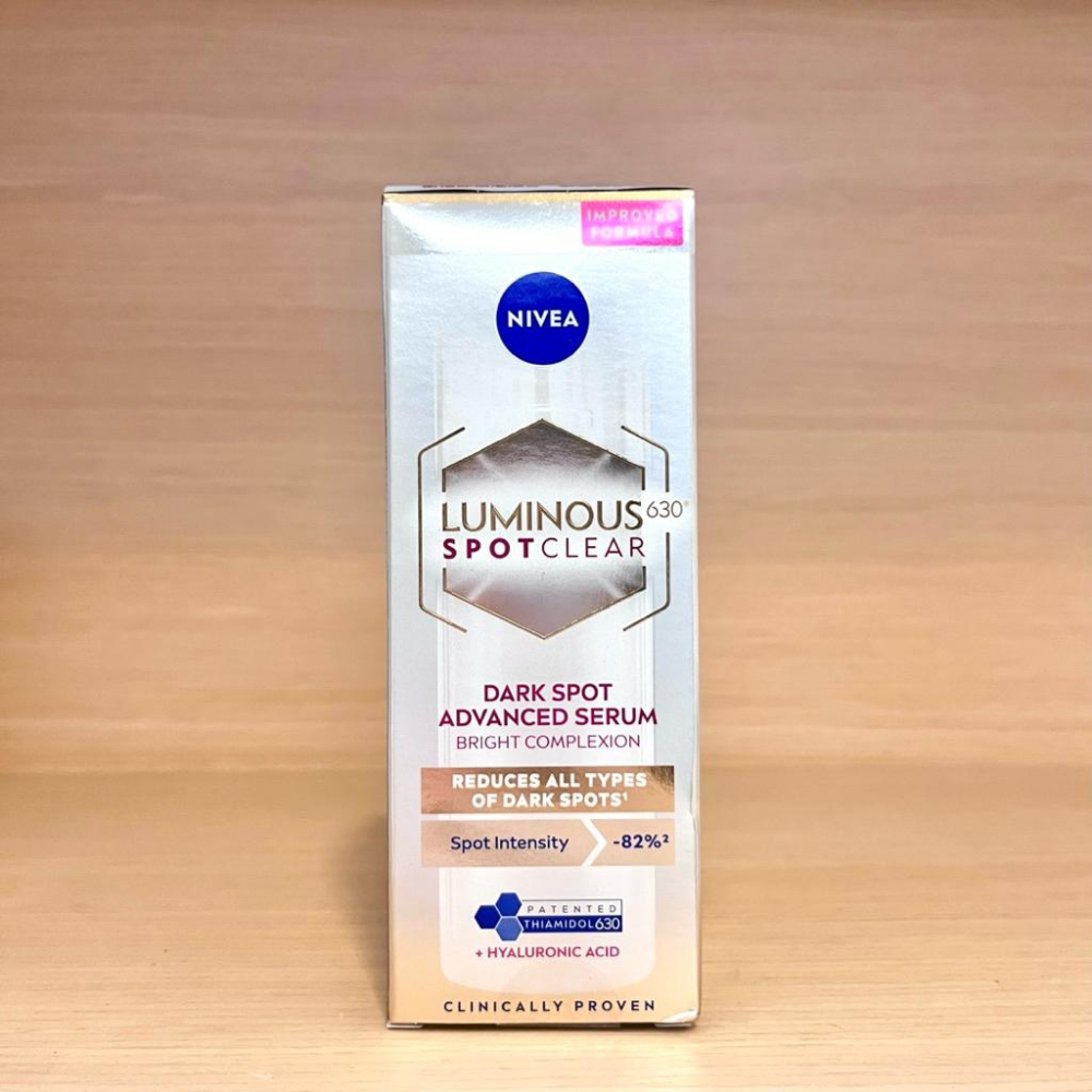 栗子美妝🌰｜NIVEA 妮維雅 全新正貨 LUMINOUS 630 淡斑煥白精華 30ml 中文標 金色 金色 L630-細節圖3