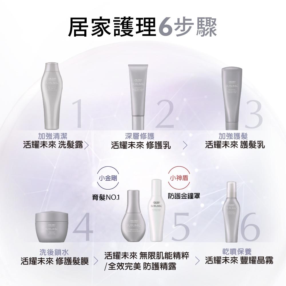 栗子美妝🌰｜資生堂專業美髮 芯之麗 活耀未來洗髮露 500ml 活耀未來修護髮膜 200g 專櫃中文標 SHISEIDO-細節圖7