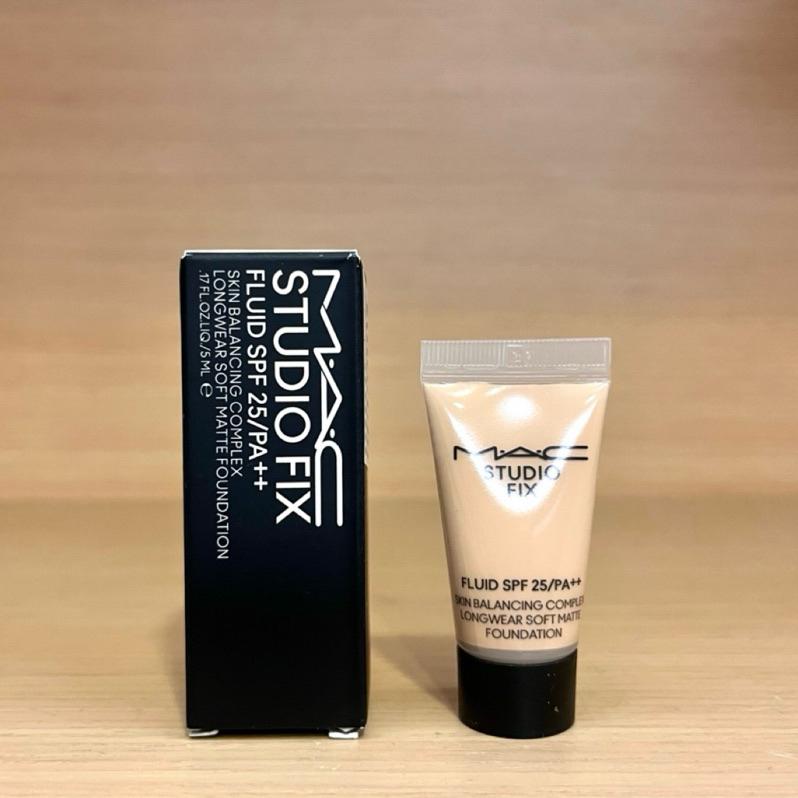 栗子美妝🌰｜M.A.C 超持妝奢緞粉底精華 超持妝濾鏡粉底液 5ml #NC15 #NC11 小樣 專櫃中文標 旅行瓶-細節圖3