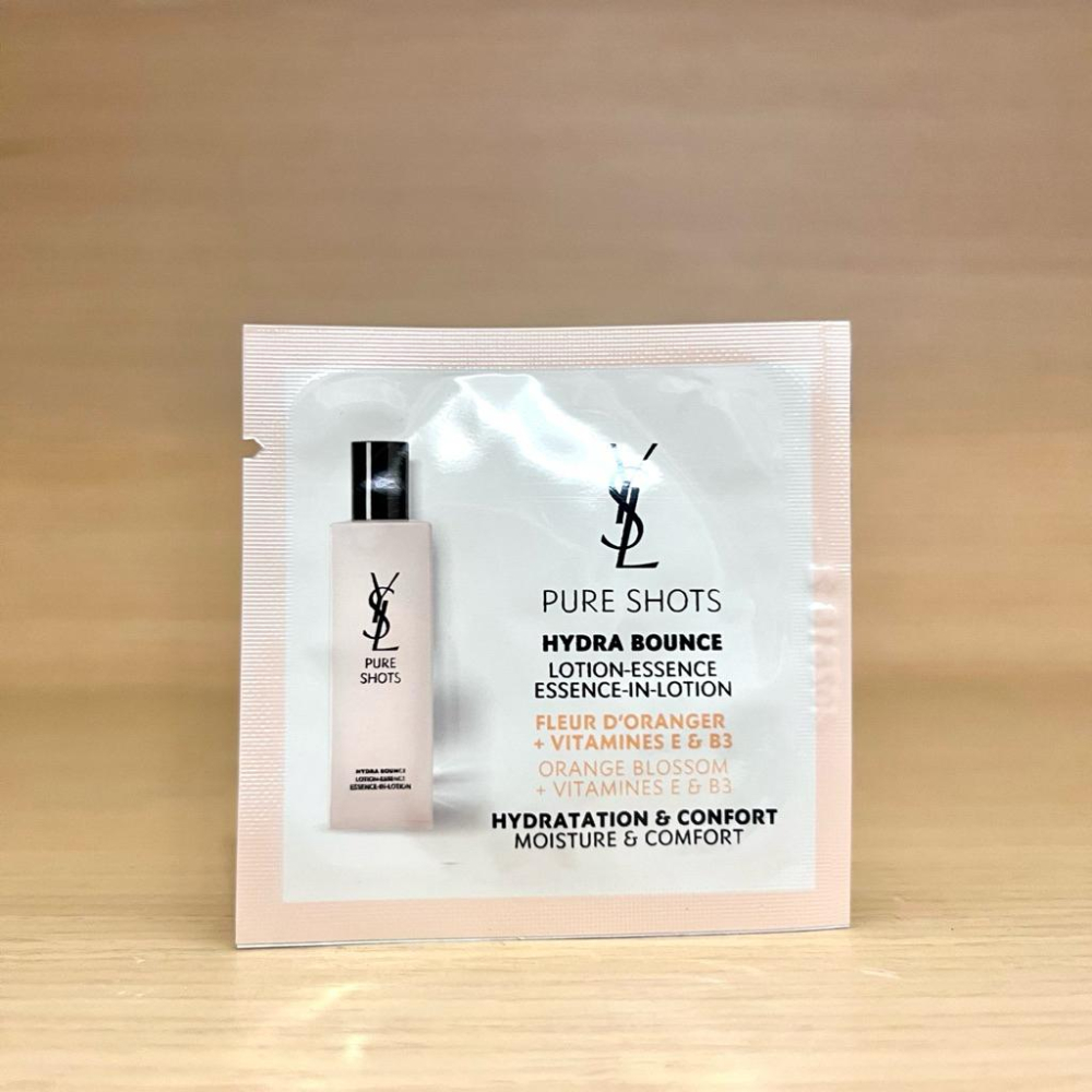 栗子美妝🌰｜新品 YSL 極效活萃彈潤亮膚露 極效活萃修護精華凝霜 1ml 粉紅澎澎水 精華寶寶霜 試用包-細節圖2