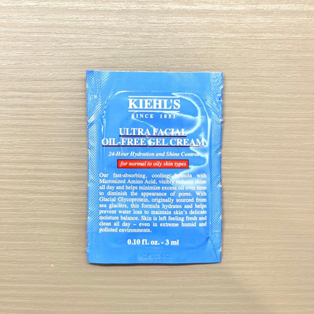 栗子美妝🌰｜Kiehl＇s 契爾氏 冰河醣蛋白吸油水感凝凍 冰河保濕無油清爽化妝水 3ml 試用包 小樣 旅行包-細節圖2